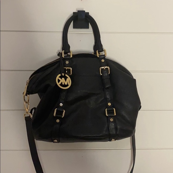 Very Good Condition Michael Kors Bag Black Leather - Picture 5 of 8